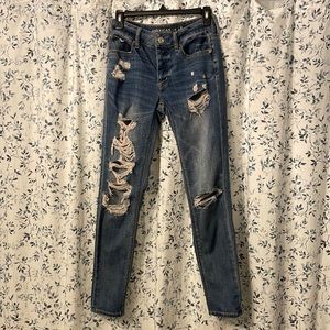 American Eagle Outfitters Tomgirl Skinny Jeans Size 0